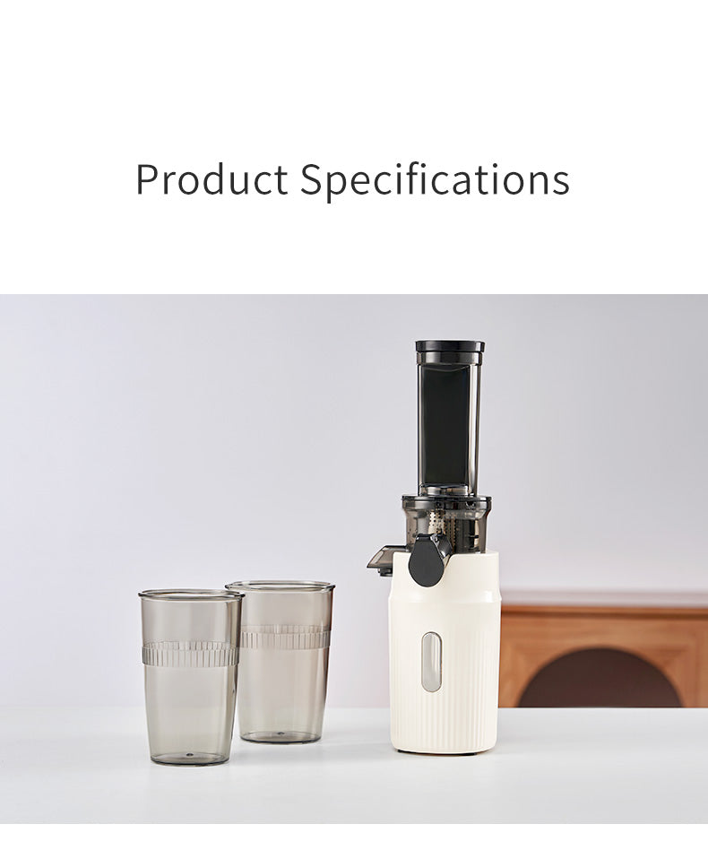 100W Heavy Duty original Slow Juicer Cold Press Juicing Auto Juice-Pulp Separation 400ml Healthy Ice Cream Maker